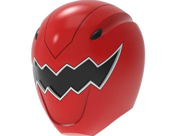 AbaRed and Max/Dino Thunder Red and Triassic Helmet 3D Models