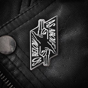 As Above So Below Enamel Pin | Goth Gothic Occult Thelema Theosophy Crowley Baphomet