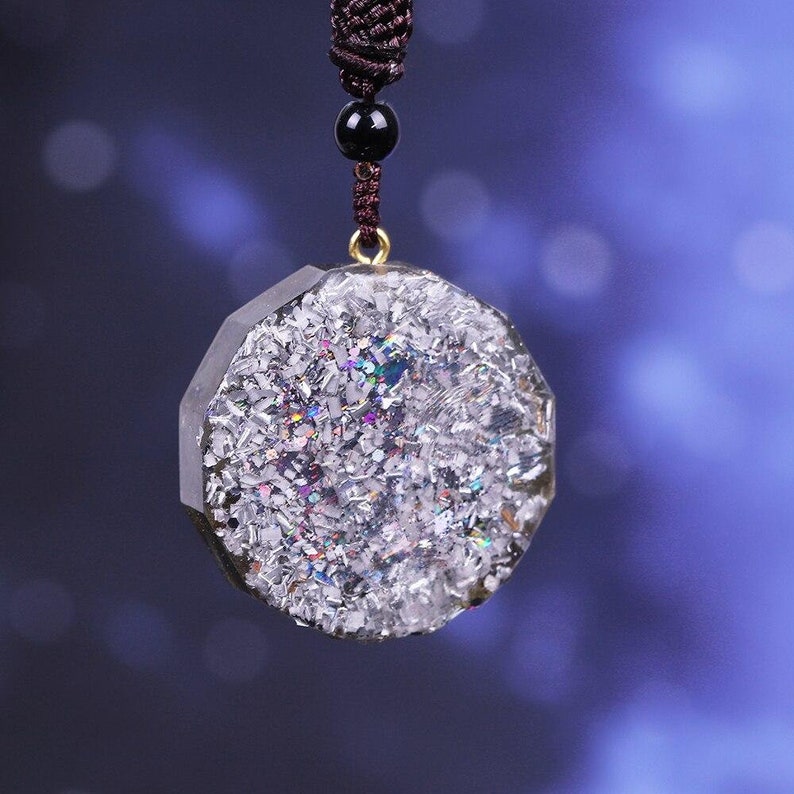 Orgonite Pendant Labradorite 5G Protection Necklace