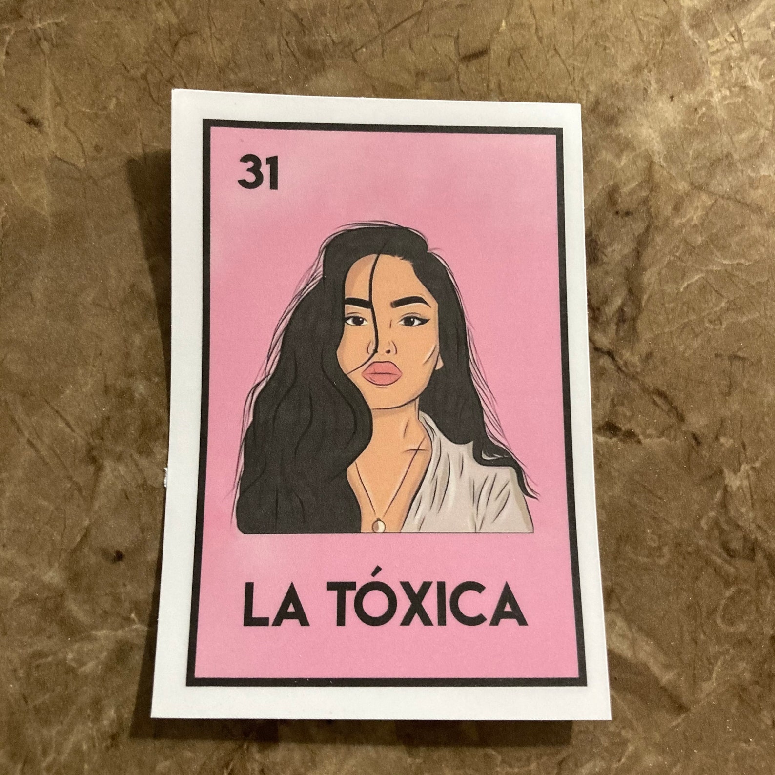 La Toxica Waterproof Sticker Matte Glossy Vinyl Loteria Etsy
