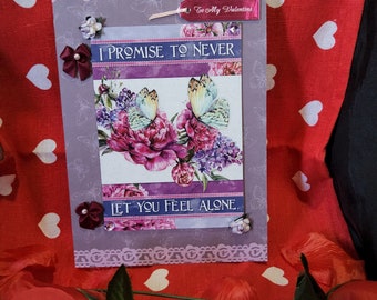 Valentines Greeting Card - Promises