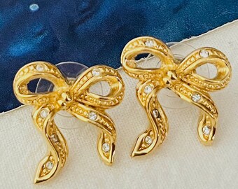 ⭐︎美品⭐︎Christian Dior⭐︎ ヴィンテージリボンピアス Christian Dior - クリスチャンディオール Dior リボン ライン