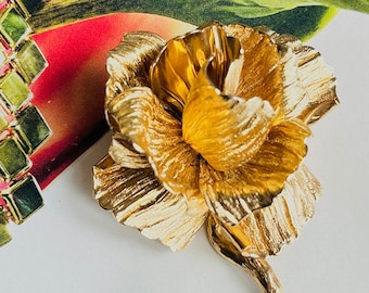 Christian Dior vintage ローズブローチ　薔薇 Christian Dior vintage ローズブローチ 薔薇