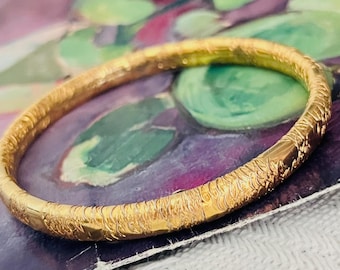 GROSSÉ for DIOR 1961 Vintage Wide Cuff Bracelet. Gold Plated, Fine