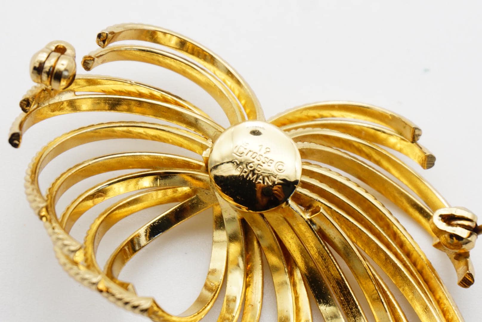 Christian Dior GROSSE 1965 Vintage Crystal Flourish Flower