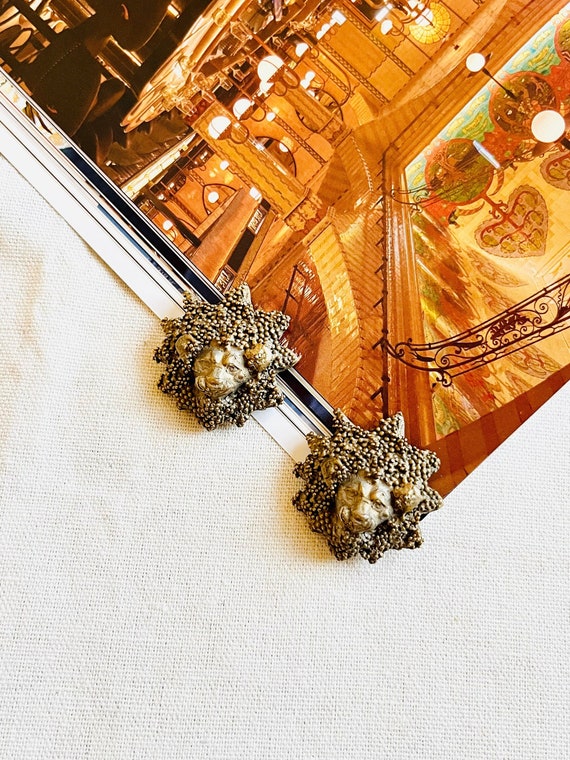 アクセサリー Vintage Yves Saint Laurent PlateNacklece 60s 70s YSL Yves Saint Laurent White Cotton Woven Ribbon