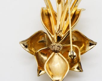 Christian Dior GROSSE 1963 Vintage Long Curled Flower