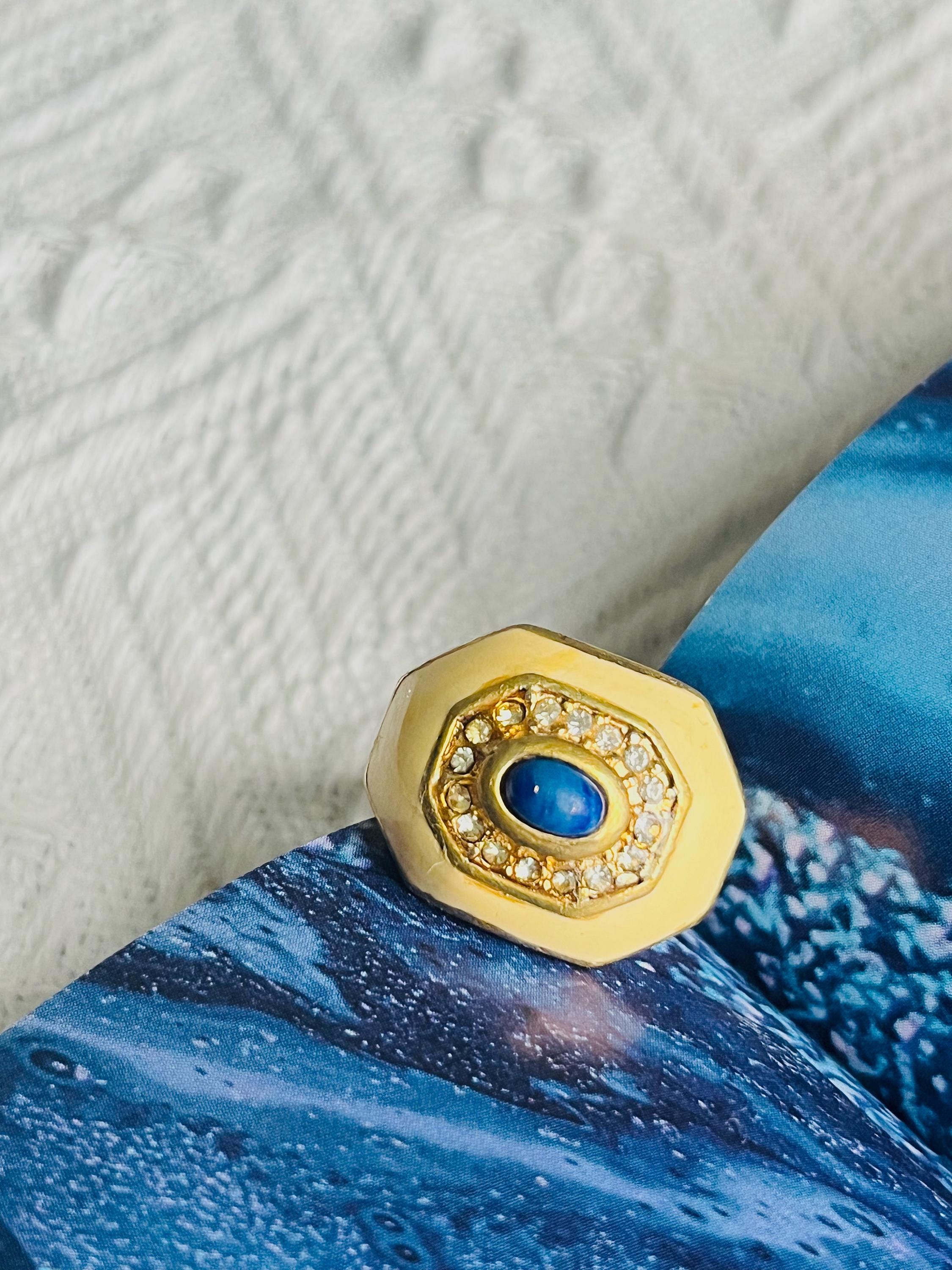アクセサリー Vintage Christian Dior Line Stone Ring Vintage Christian Dior Line Stone Ring Rings