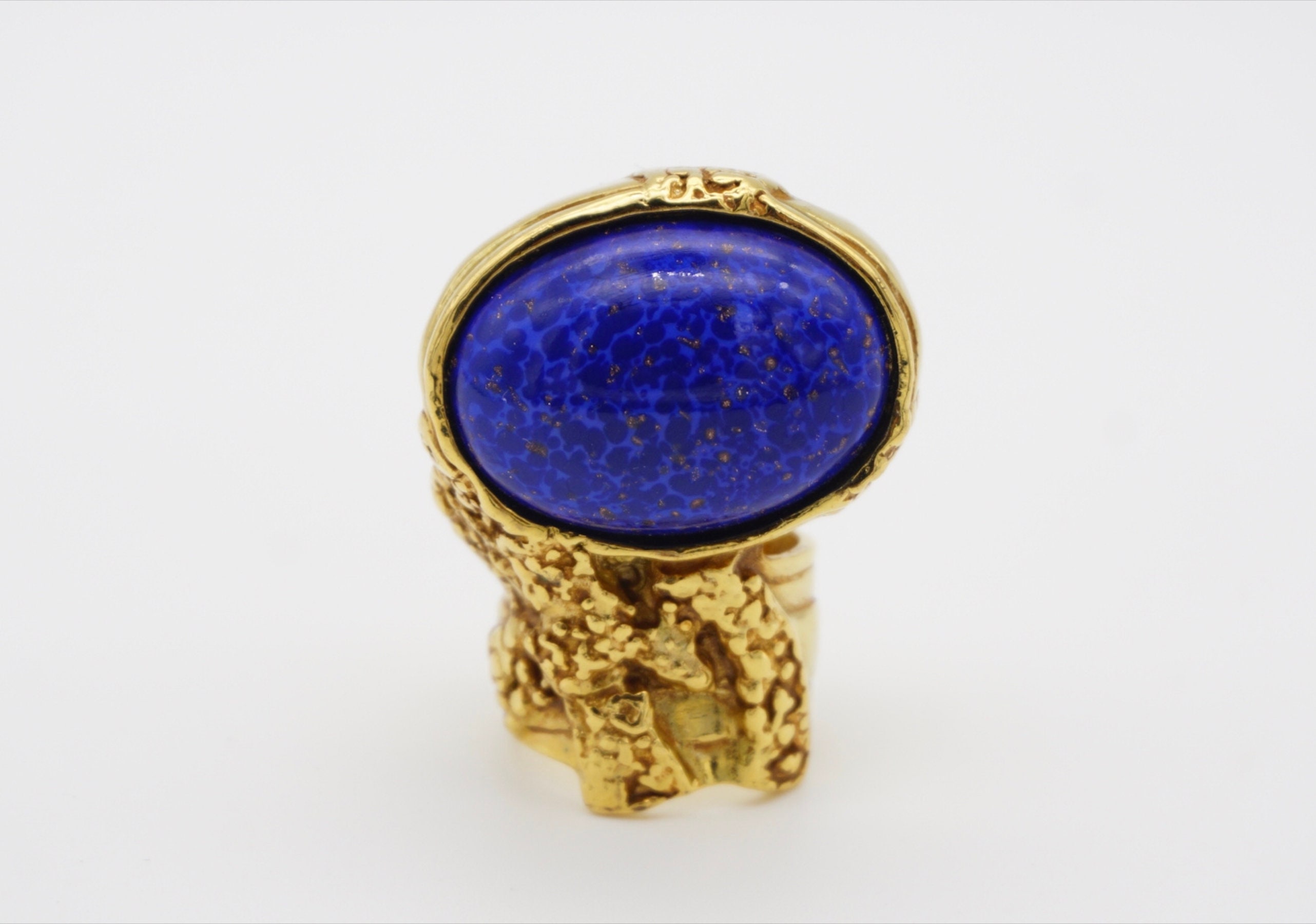 Yves Saint Laurent YSL Arty Lapis Navy Statement Cabochon Chunky Ring, US 4, Gold, Mom, Y2K, Girl, Wife, Anniversary, Wedding, Birthday Gift - Etsy Yves Saint Laurent YSL Arty Lapis Navy Statement Cabochon Chunky Ring, US 4, Gold, Mom, Y2K, Girl, Wife, Anniversary, Wedding, Birthday Gift - Etsy