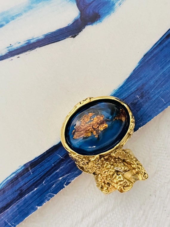 【SAINT LAURENT】ロゴリング Ysl Logo Ring Silver Ring Ysl Logo Ring YVES SAINT LAURENT Size 11