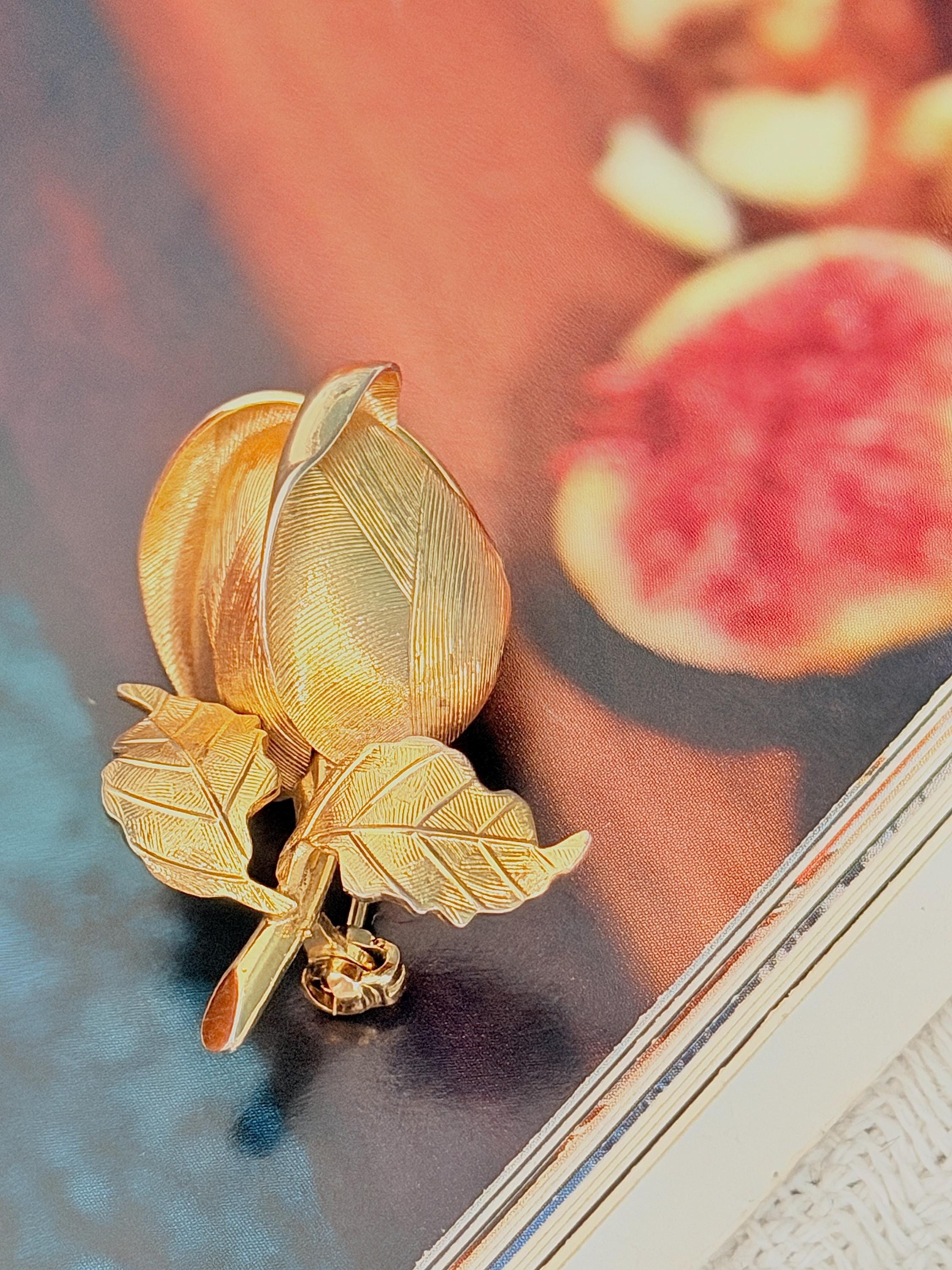 Christian Dior Leaf Brooch - Etsy