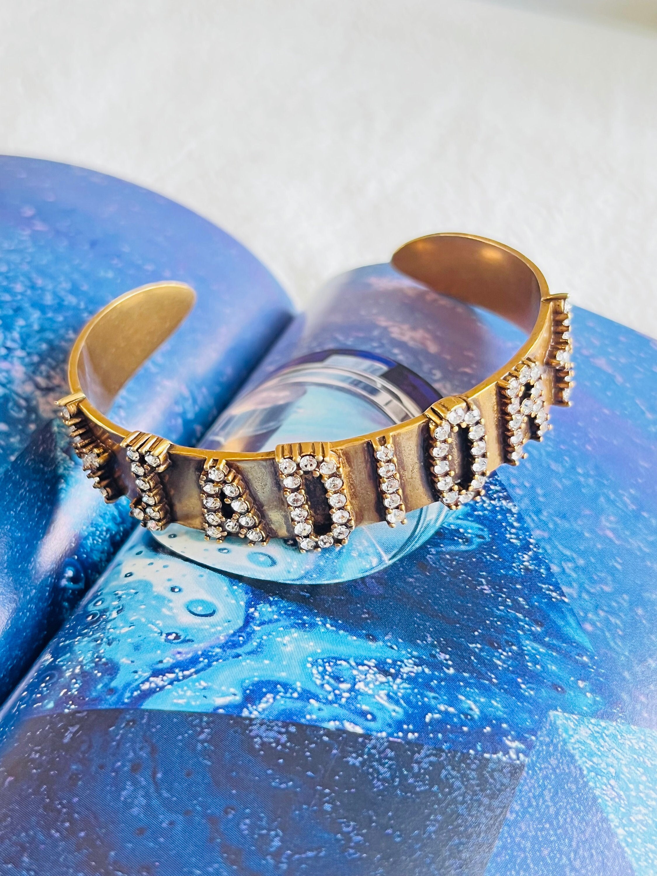 Christian Dior J'Adior Woven Friendship Bracelets Authentic Set of 2