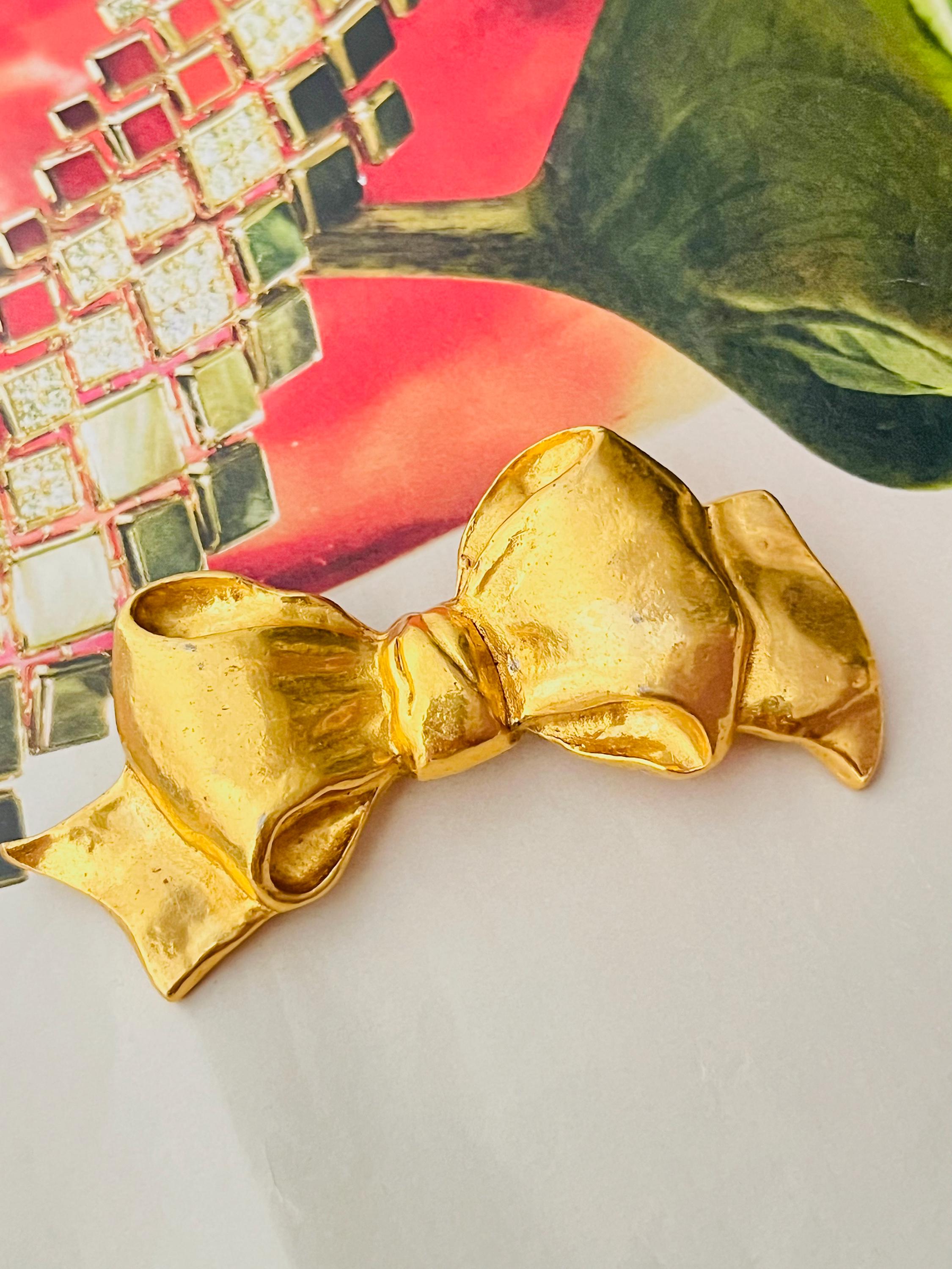 Chanel Brooch Vintage Ribbon Bow - Etsy