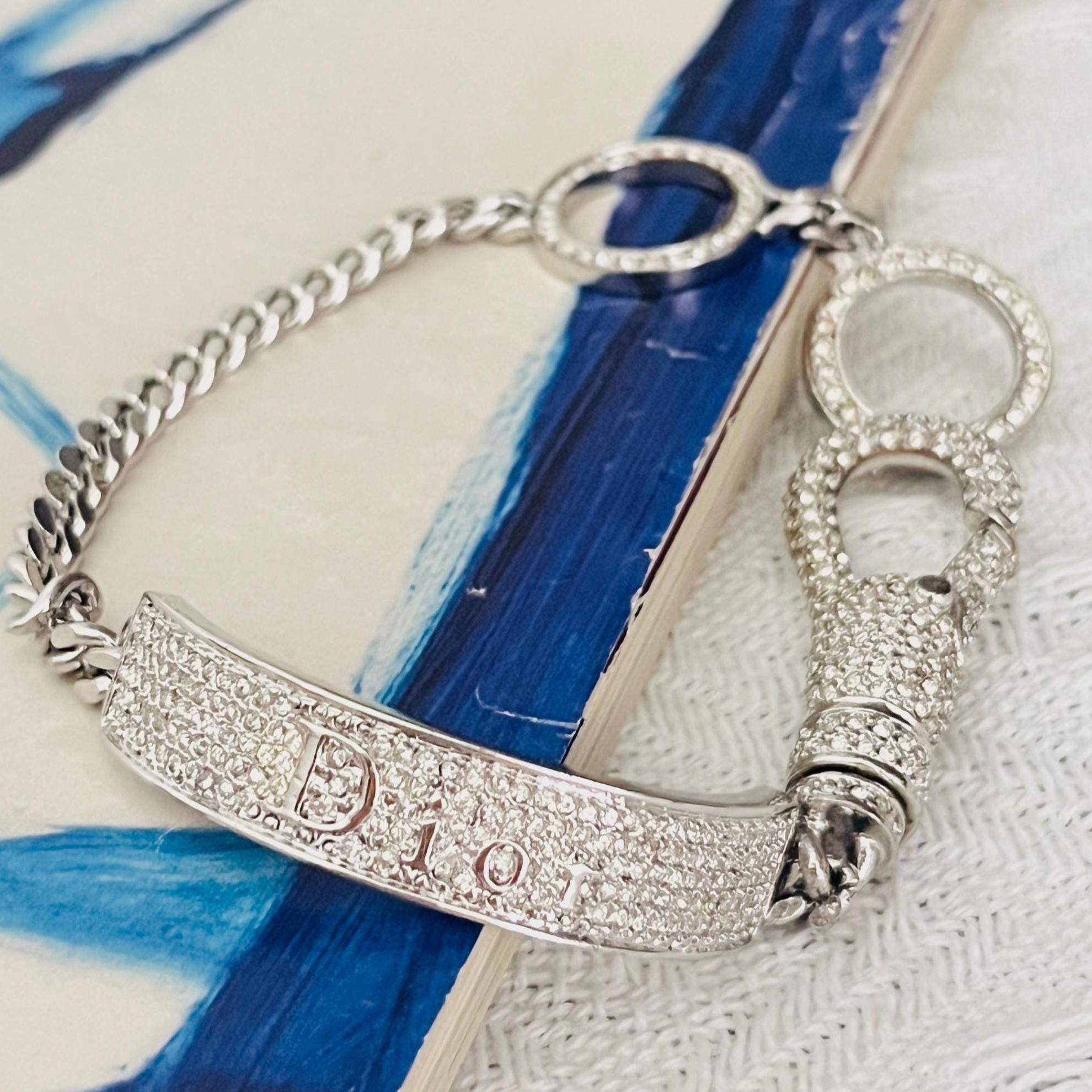 CHRISTIAN DIOR John Galliano 2003 Logo Hardcore Whole Crystals