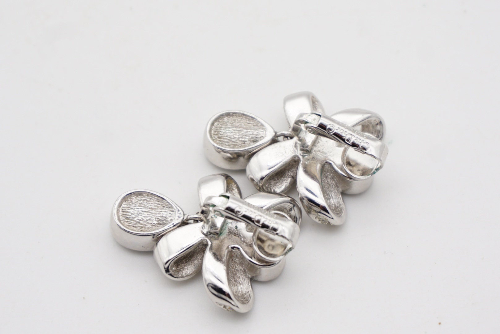 希少　Christian Dior　渦巻き　ブローチ　80s RARE 1980's Vintage Christian Dior Love Knot Necklace
