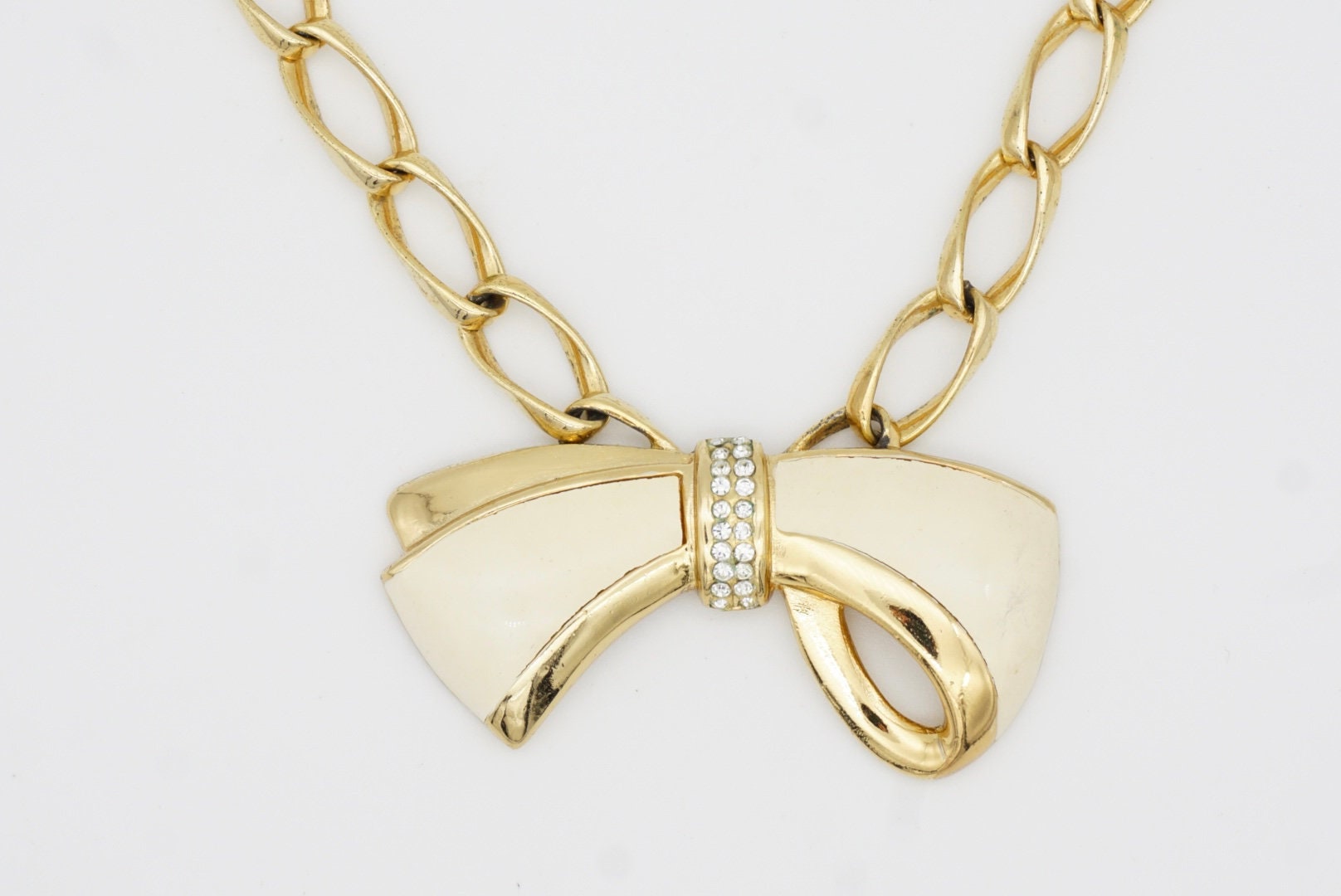 ✨未使用✨タグ付き‼️Dior ♡ Vintage ♡ necklace Christian Dior Pre-Owned 1980s rhinestone-embellished Logo