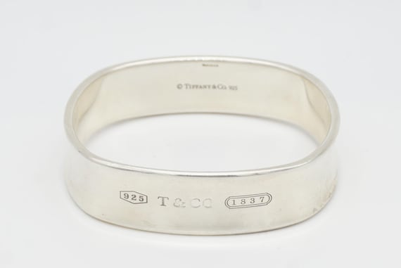 アクセサリー y2k 00s OLD Tiffany bangle bracelet Tiffany & Co. 1837 Vintage Cushion Square Bangle Bracelet 925