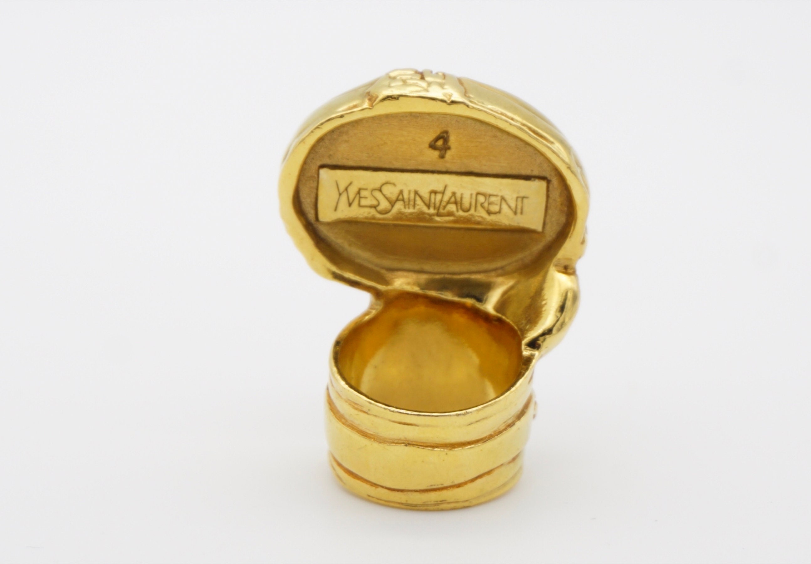 Yves Saint Laurent YSL Arty Lapis Navy Statement Cabochon Chunky Ring, US 4, Gold, Mom, Y2K, Girl, Wife, Anniversary, Wedding, Birthday Gift - Etsy Yves Saint Laurent YSL Arty Lapis Navy Statement Cabochon Chunky Ring, US 4, Gold, Mom, Y2K, Girl, Wife, Anniversary, Wedding, Birthday Gift - Etsy
