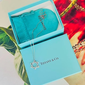 Tiffany's Star of David Necklace - Etsy