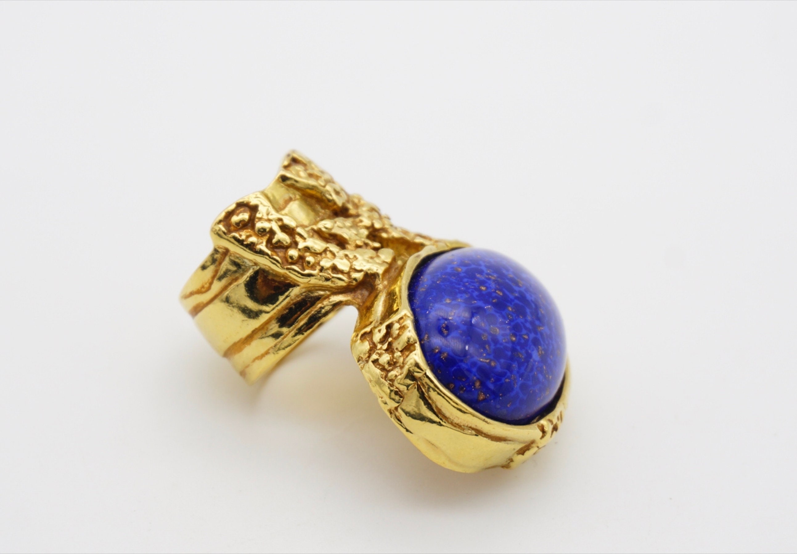 Yves Saint Laurent YSL Arty Lapis Navy Statement Cabochon Chunky Ring, US 4, Gold, Mom, Y2K, Girl, Wife, Anniversary, Wedding, Birthday Gift - Etsy Yves Saint Laurent YSL Arty Lapis Navy Statement Cabochon Chunky Ring, US 4, Gold, Mom, Y2K, Girl, Wife, Anniversary, Wedding, Birthday Gift - Etsy