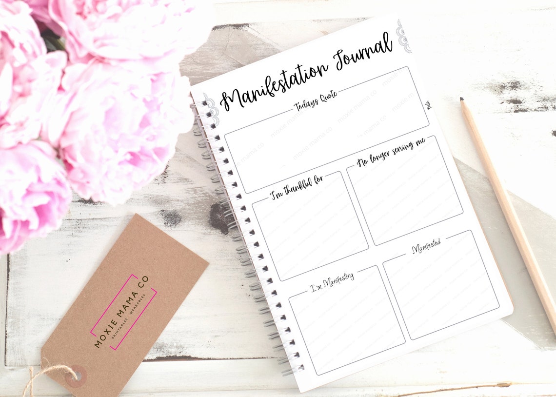 Manifestation Journal Pages/instant Download/pdf