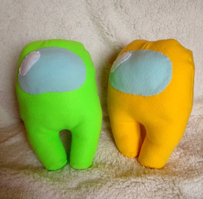 Among Us plush Crew Among Us Game Teddy Polar Handmade Etsy