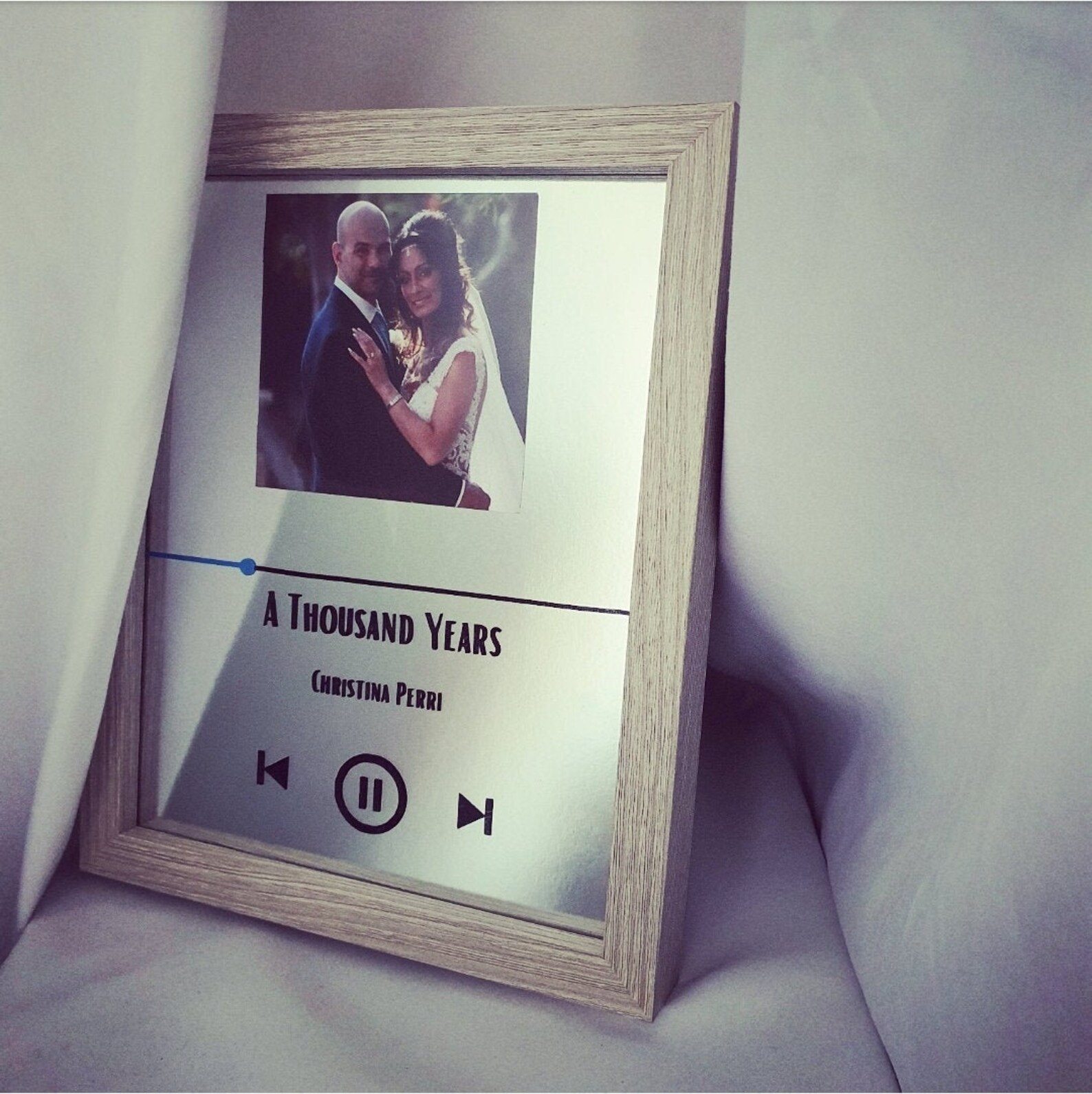 Couples Photo frame Wedding Wedding song our song music Etsy