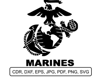Marine corps svg | Etsy