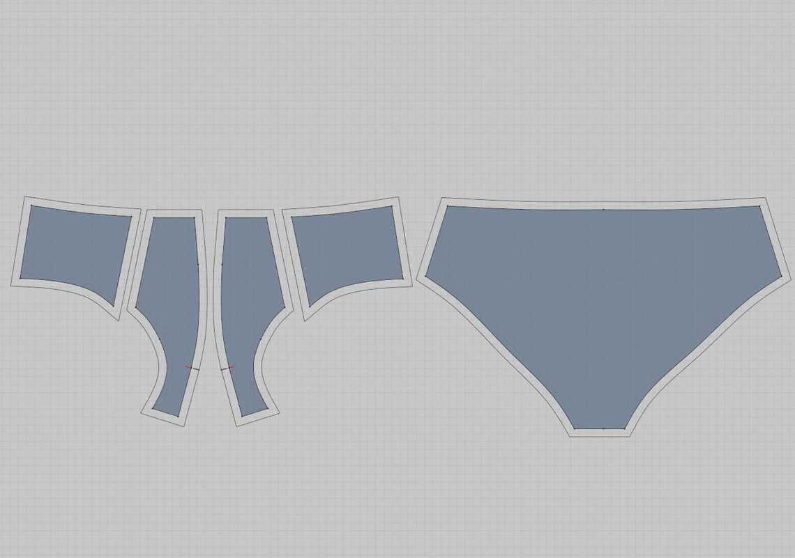 Patterns men Panties Mens lingerie Basic underwear PDF Etsy