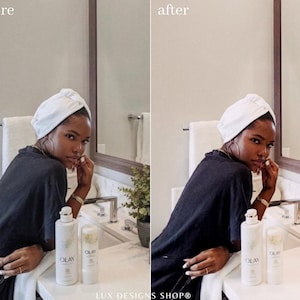 5 Boujiee Presets, Dark Skin Mobile Presets, Melanin Poppin, Black Girl