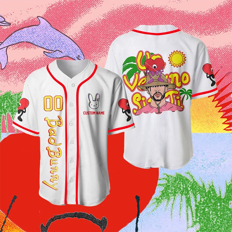Exclusive Bad Bunny Jersey Un Verano Sin Ti Jersey Puerto Etsy