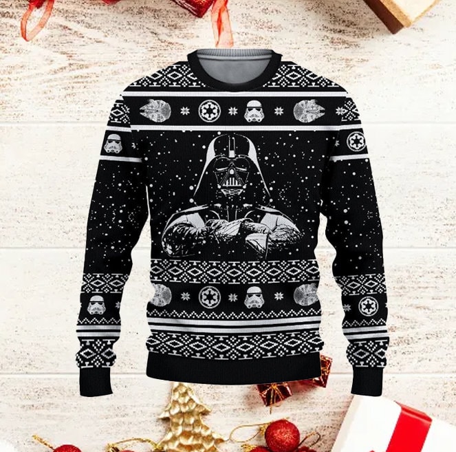 Darth Vader Black Ugly Christmas Sweater 3D, Christmas Sweater