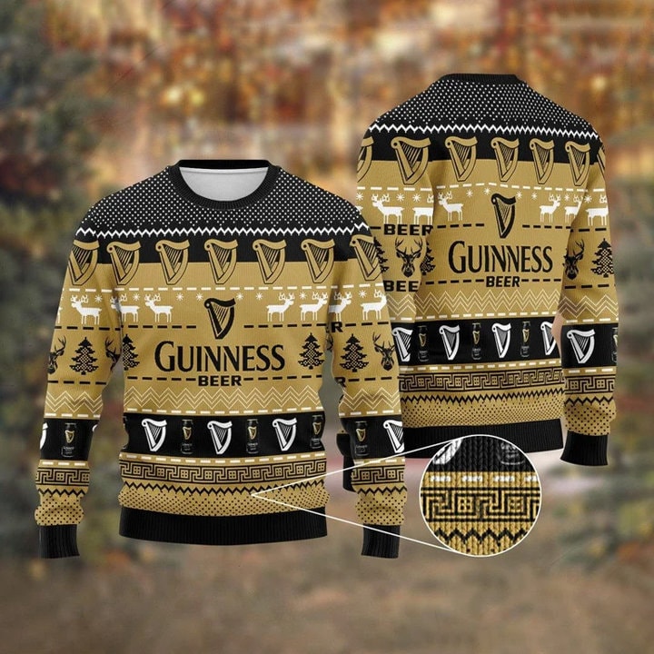 Discover Guinness Beer Christmas Ugly Sweater 3D, Christmas