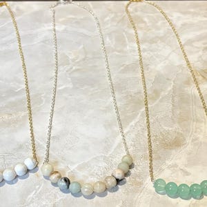 Beaded necklaces