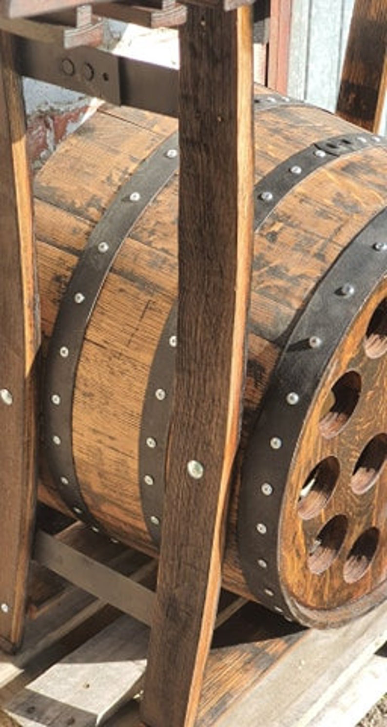 Whisky Fass Wein Rack Schrank handgefertigt aus einem | Etsy