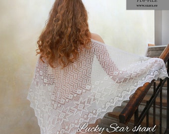 Lucky Star shawl pattern