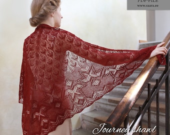 Journey shawl pattern