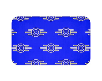 Tapis de bain haut de gamme VAULT-TEC - Logo multicolore brillant