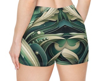 Emerald Envy : Vergoldete Glamour-Frauen-Shorts