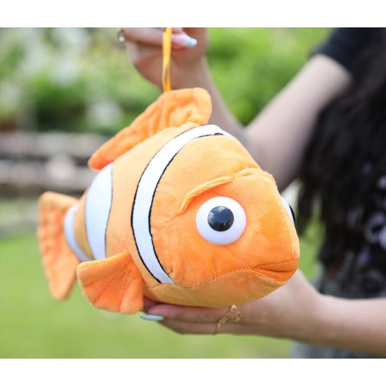 middle new plush fish toy creative Clownfish pillow gift about 50cm 