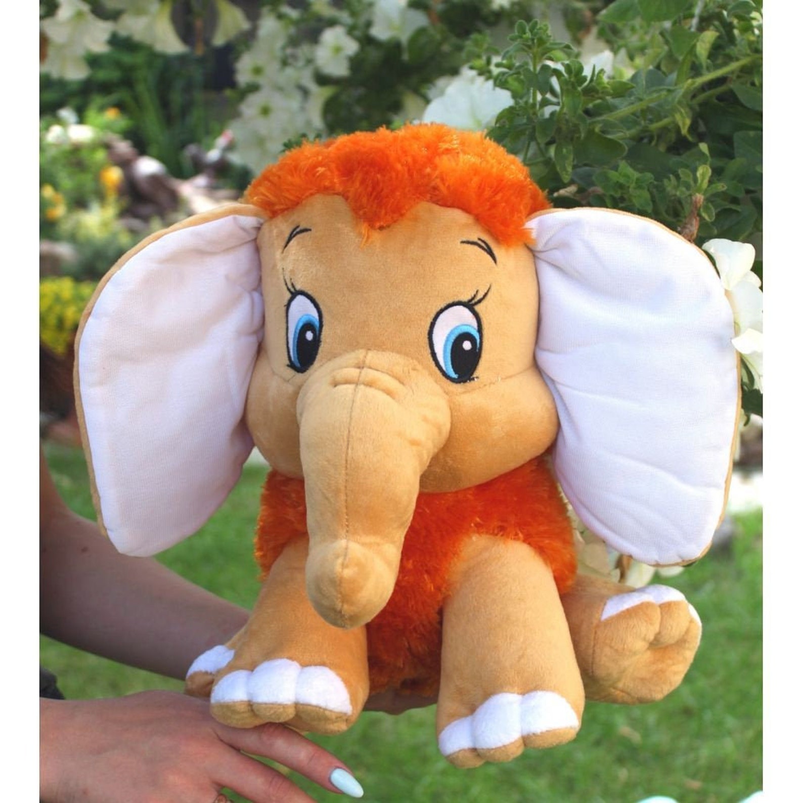 Elephant plushie elephant stuffed animal elephant plush toy Etsy