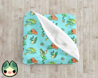 Personalized Anime Blanket / Cozy blanket for anime fans / video games / gifts for gamers / anime home decor / tcg trading cards