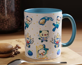 Poke Mug: #501 / Anime and Gaming Home decor / Kawaii Gift / Poke Birthday / Personalized Mug / gamer / gaming decor / poke gift
