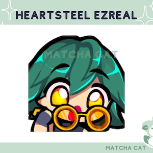 Heartsteel Ezreal wow Emote / League of Legends Emote per lo streaming su Twitch Discord e Youtube / Jinx Vi Caitlyn Ekko Warwick / Arcane