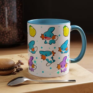 Poke Mug Starters / Anime and Gaming Home decor / Kawaii  Gift / Poke Birthday / Gift for Anime fans and Gamers / Generation 3 / Custom Mug