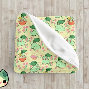 Poke Velveteen Plush Blanket Starters / Cozy blanket for geeks gamers and anime fans / eeveelutions / video games / personalized blanket /