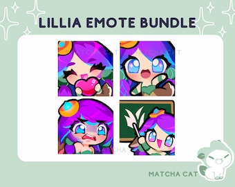 Emote di Lillia: pacchetto P2U Twitch/Discord di League of Legends (download digitale)