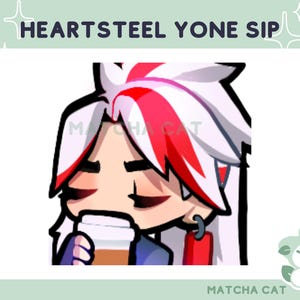 Emote Heartsteel Yone Sip / Emote League of Legends per lo streaming su Twitch Discord e Youtube / Jinx Vi Caitlyn Ekko Warwick / Arcane