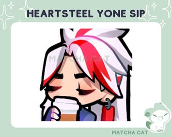 Heartsteel Yone Sip Emote: Twitch/Discord/YouTube (Instant Download)