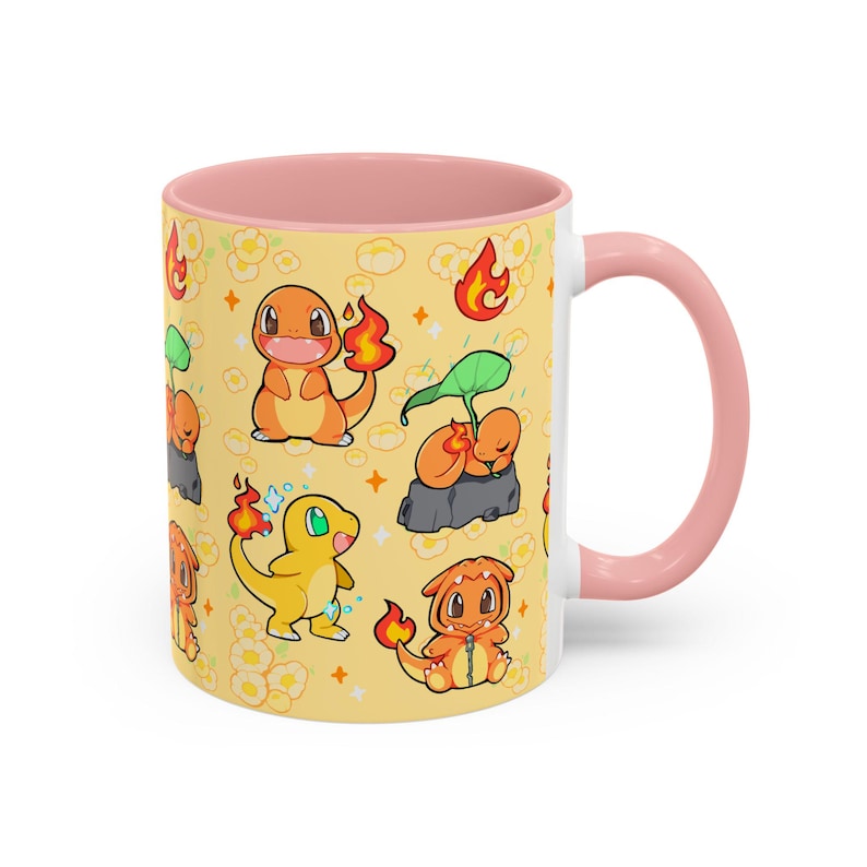 Poke Mug: #4 / Anime and Gaming Home decor / Kawaii Gift / Poke Birthday / Personalized Mug / gamer gifts / gaming decor / poke gift image 5